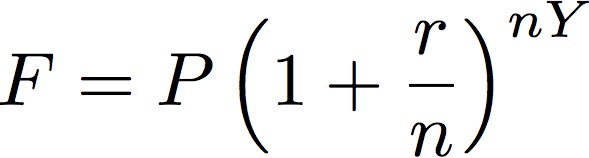 equation for compound interest