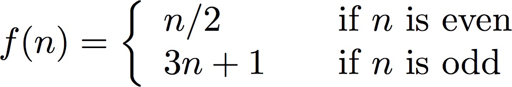 Collatz equation