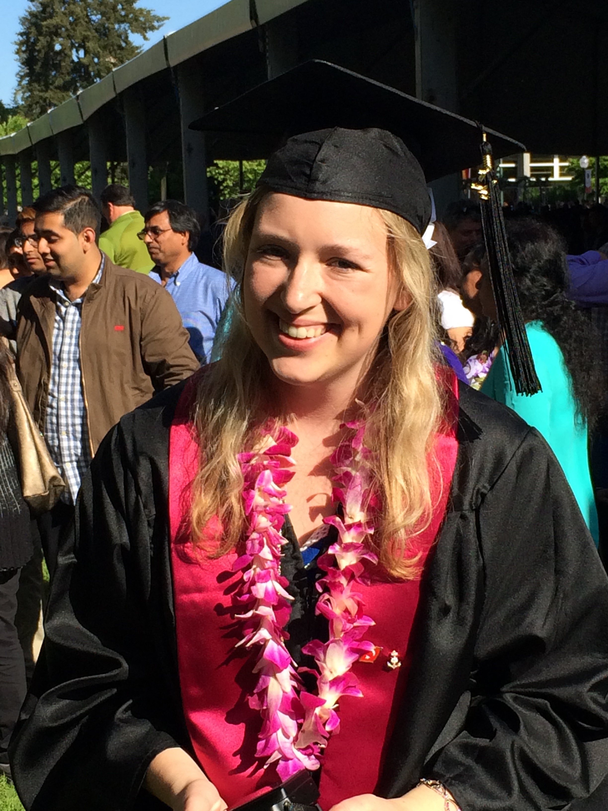 Picture of Caroline's Graduation from Willamette University